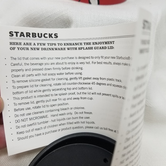 Starbucks Vintage NEW Red Ceramic Travel Mug. - Picture 3 of 11